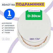 Без бренда «Холст Две картинки круглый 30 см на подрамнике» в Архангельске в интернет-магазине  Без бренда «Холст Две картинки круглый 30 см на подрамнике» в Архангельске