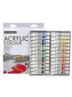 Без бренда «Коробка 24 шт.: Акриловые краски «Две картинки» 24 шт. по 12 мл, проф. пигмент» в Архангельске 