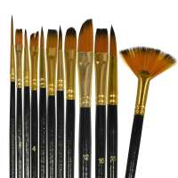Без бренда «Кисти для рисования набор (12 шт)» в Архангельске в интернет-магазине Без бренда «Кисти для рисования набор (12 шт)» в Архангельске