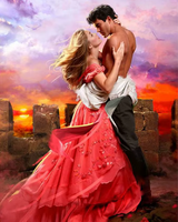 Без бренда «Страстная пара на стенах замка на закате (20шт)» в Архангельске 