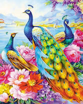 Без бренда «Изящные павлины (20шт)» в Архангельске 