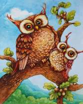 Без бренда «Совёнок с совой на ветке» в Архангельске 