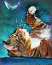 Без бренда «Котенок играет пером» в Архангельске в интернет-магазине  Без бренда «Котенок играет пером» в Архангельске