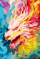 Без бренда «Разноцветный огненный дракон» в Архангельске в интернет-магазине  Без бренда «Разноцветный огненный дракон» в Архангельске