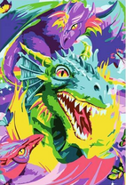 Без бренда «Стая ярких дракончиков» в Архангельске в интернет-магазине  Без бренда «Стая ярких дракончиков» в Архангельске