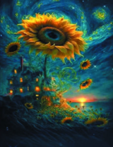 Без бренда «Фэнтези сюжет с подсолнухом» в Архангельске 