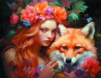 Без бренда «Рыжая девушка и рыжая лисица» в Архангельске  в интернет-магазине  Без бренда «Рыжая девушка и рыжая лисица» в Архангельске