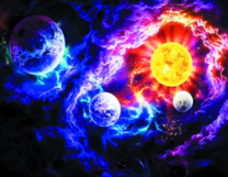 Без бренда «Солнце и планеты среди туч» в Архангельске 