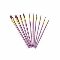 Без бренда «Кисти для рисования набор (10 шт) сиреневые» в Архангельске 
